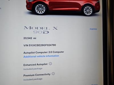 2016 Tesla MODEL X 90D AWD