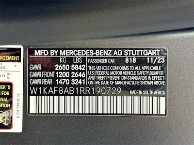 2024 Mercedes-Benz C-Class C 63 S AMG®