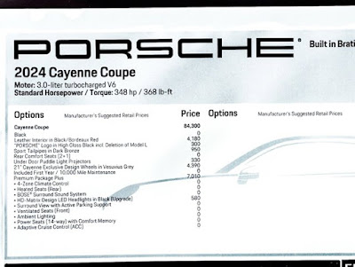 2024 Porsche Cayenne Coupe