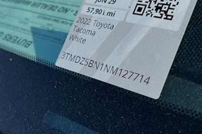 2022 Toyota Tacoma SR5 Double Cab 6 Bed V6 AT